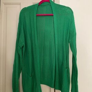 SHEIN Vibrant Green Women's Cardigan
